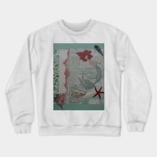 Mermaid collage Crewneck Sweatshirt